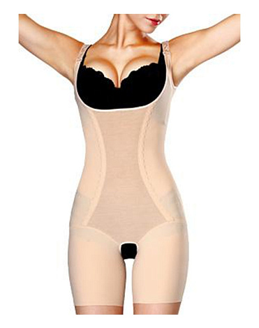 Корректирующее утягивающее белье Slim'n'Shape Bodysuit (комбидрес) телесный, Gezatone 1